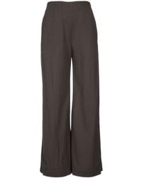 Harris Wharf London - Flared Trousers Rayon - Lyst