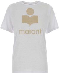 Isabel Marant - Logo Round Neck T-Shirt - Lyst