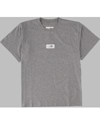 MM6 by Maison Margiela - Graphic Patch Cotton T-Shirt - Lyst