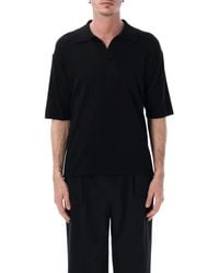 Roberto Collina - Cotton Crêpe Polo - Lyst
