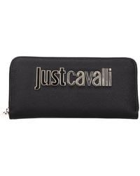 Just Cavalli - Nur Cavalli Wallets Frauen Polyester schwarz - Lyst