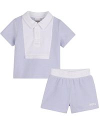 BOSS - Set Polo+Short - Lyst