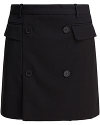 Balenciaga - Wool Skirt Viscose - Lyst