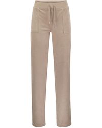 Juicy Couture - Pantalon de couture juteux avec des poches en velours - Lyst