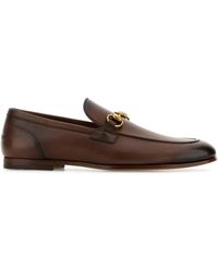 Gucci - Two-Tone Leather Loafers - Lyst