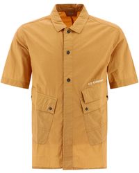 C.P. Company - C.P. Camisa poplin de la compañía con bolsillos - Lyst
