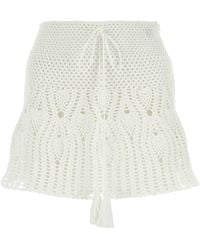 Loewe - Crochet Paula S Ibiza Mini Skirt - Lyst