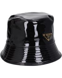 Prada - Hüte Frauen malen schwarz - Lyst