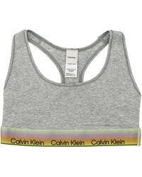 Calvin Klein - Logo Band Bralette - Lyst