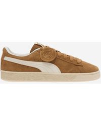 PUMA - Charles Suède Sneakers Met Leren Details - Lyst