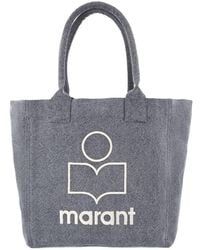 Isabel Marant - Petit Sac Shopper Yenky Gz Coton Noir - Lyst