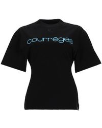 Courreges - Waisted Printed T-Shirt - Lyst