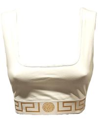 Versace - Top de con logotipo de Jacquard - Lyst