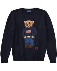 Polo Ralph Lauren - Bear Cn Swtr Tops Sweater - Lyst