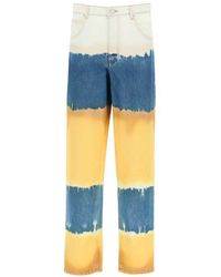 Alberta Ferretti - Ozeanische Tie-Dye Jeans - Lyst
