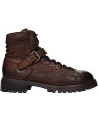 Eleventy - Leather Ankle Boots - Lyst