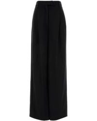 Prada - Cashmere Wide-Leg Pant - Lyst
