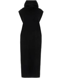 Alaïa - Black Cashmere Blend Top - Lyst