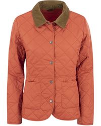 Barbour - Giacca trapuntata Deveron - Lyst