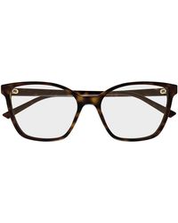 Gucci - Gg1995 O 002 Braun/Transparent Damens Brillen mit Sehstärke - Lyst