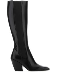 Prada - Leather Boots - Lyst