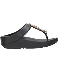 Fitflop - Sandalen Zwart - Lyst