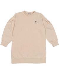 Moncler - Cream Dress - Lyst