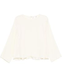 forte_forte - Matte Anvers Satin Embroidered Top - Lyst