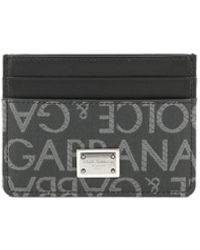 Dolce & Gabbana - Dauphine Jacquard Kartenhalter - Lyst
