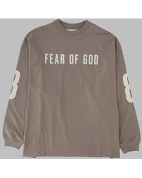 Fear Of God - T Shirt A Manica Lunga "Merch" - Lyst