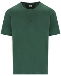 C.P. Company - C.P. Compagnie Light Jersey 70/2 Duck Green T-shirt - Lyst