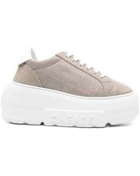 Casadei - Sneakers Con Suola Rialzata E Lacci - Lyst