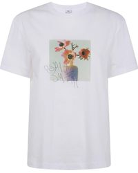 Paul Smith - T-Shirt A Fiori - Lyst