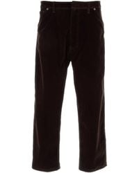Prada - Dark Velvet Denim Pant - Lyst