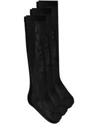 Dolce & Gabbana - Tripack Socks With Dg Logo - Lyst