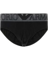 Emporio Armani - Stretch Cotton Brief - Lyst