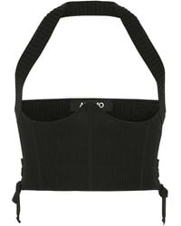 ANDREA ADAMO - Stretch Viscose Blend Bodice - Lyst