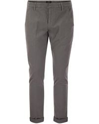 Dondup - Gaubert Slim Fit Gabardine Trousers - Lyst