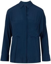 Semicouture - Camisas de semicoutura azul - Lyst
