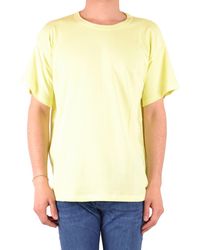 Laneus - T-shirt Geel - Lyst