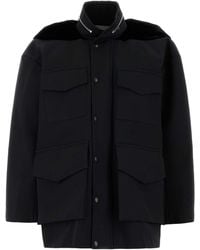Sacai - Grosgrain Oversize Jacket - Lyst