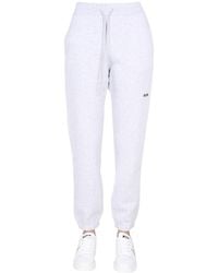 MSGM - Cotton Logo Activewear - Lyst