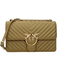 Pinko - Crossbody Bags Love One Leather/Kangaroo - Lyst