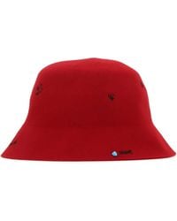 SUPERDUPER - Felt Freya Bucket Hat - Lyst