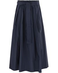 Weekend by Maxmara - Fin de semana Max Mara Zarda Wide Taffeta falda - Lyst