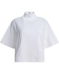 Alaïa - T Shirt With High Neck - Lyst