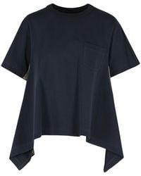 Sacai - Cotton T Shirt - Lyst