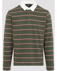 Etro - Stripes Cotton Polo - Lyst