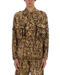 South2 West8 - Camouflage Print Jacket - Lyst