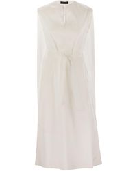 Fabiana Filippi - Vestido de mezcla de algodón con hilo de diamante - Lyst